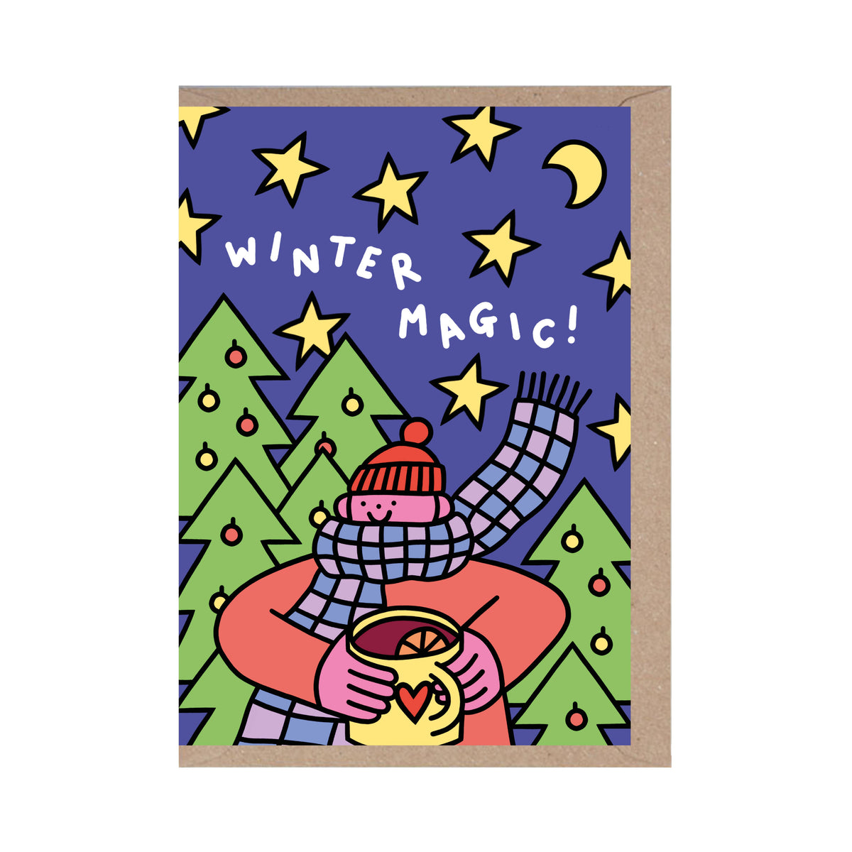 Cosy Winter Magic Card by penny black