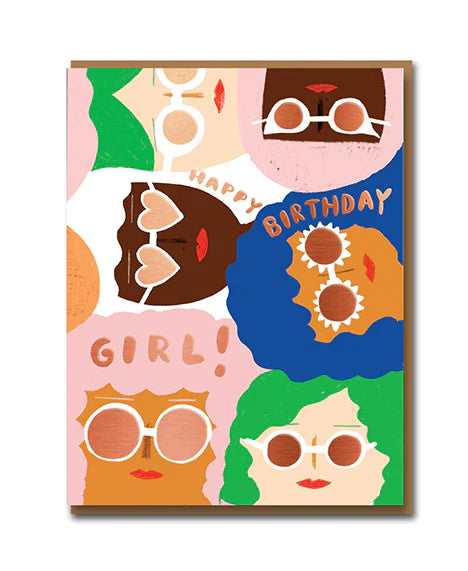 Sunny Girl Birthday Card