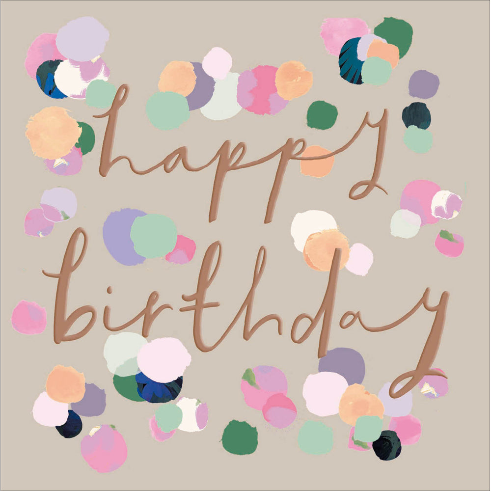 Colour Splash Confetti Birthday Card from Penny Black