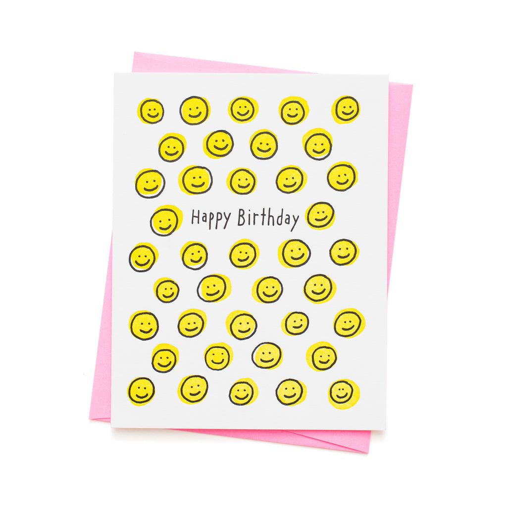 Happy Birthday Smileys Ashkahn Card