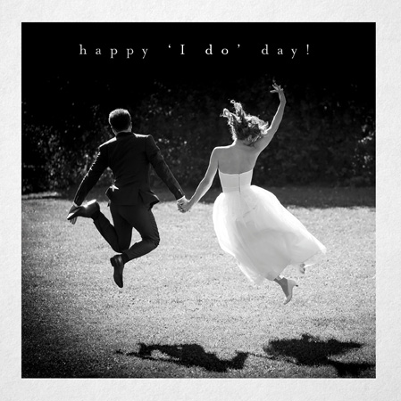 Happy I Do Day Wedding Card - Penny Black