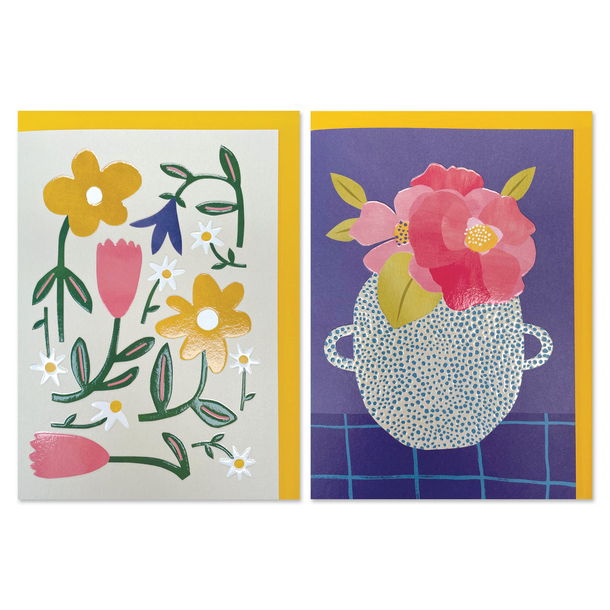 Joyful Floral Blank Cards 6 Pack