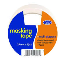 County Masking Tape - Penny Black