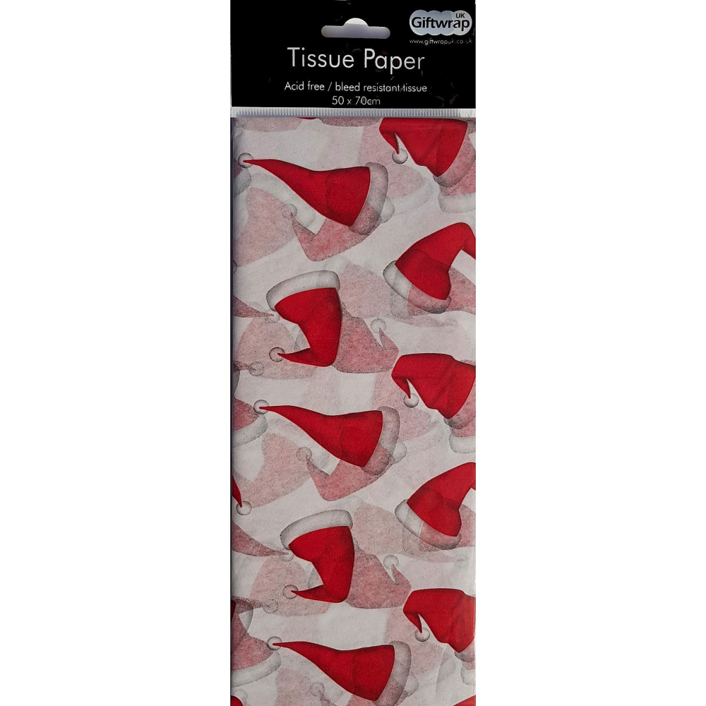 Santa Hats Tissue Paper 3 Pk - Penny Black