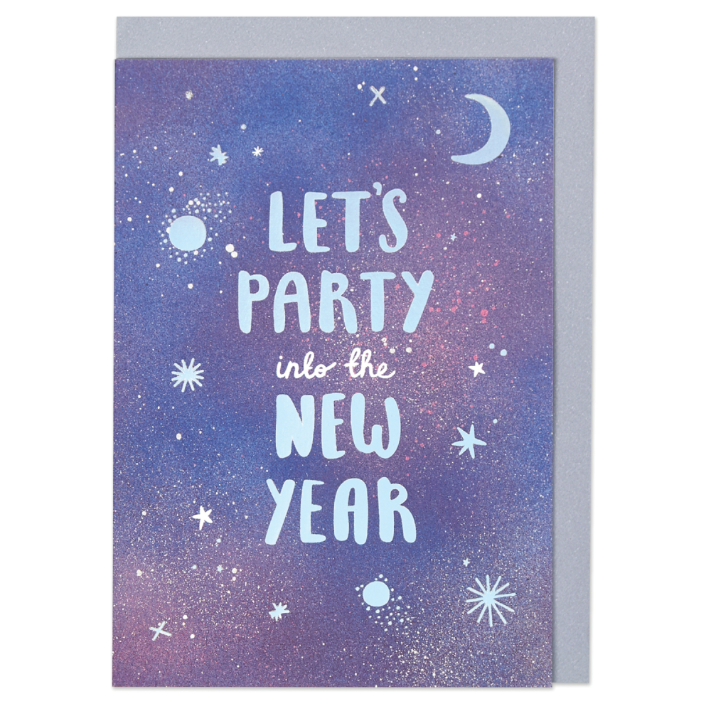 Let&#39;s Party Into The New Year Card - Penny Black