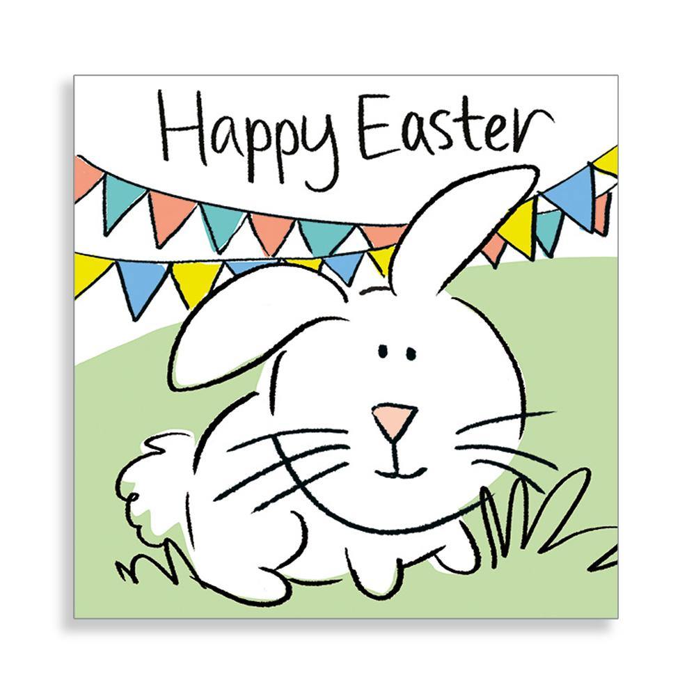 Bunny Lucilla Lavender Easter Card - Penny Black