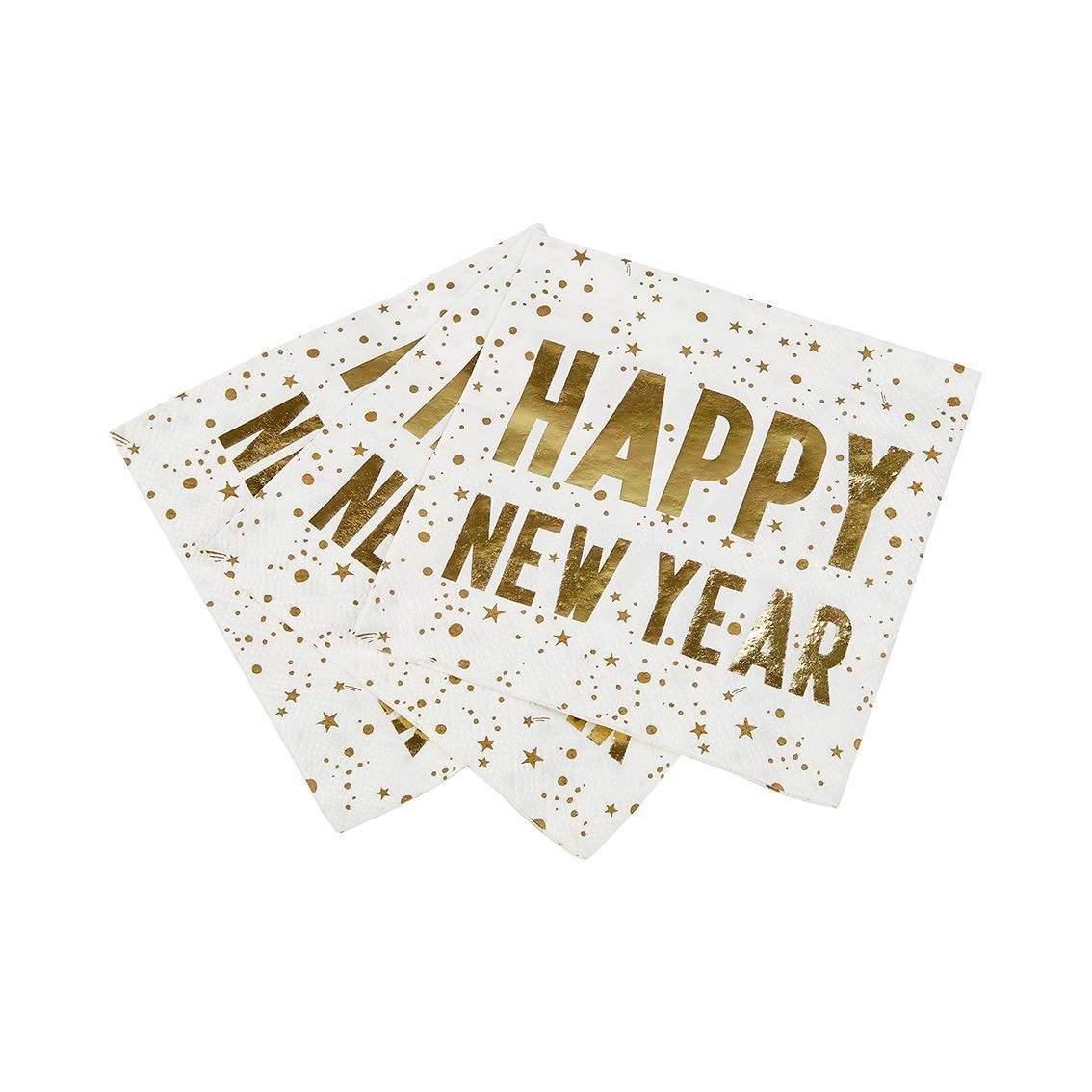 Luxe Happy New Year Napkins 16 Pk