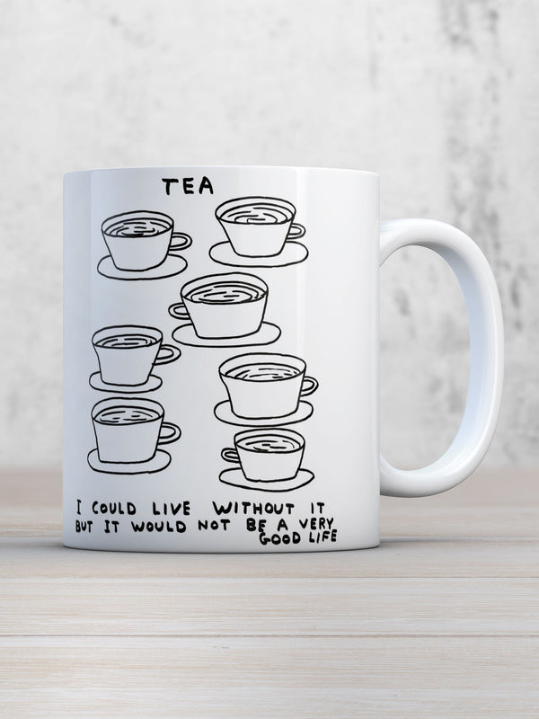 Tea Not A Good Life David Shrigley Mug - Penny Black