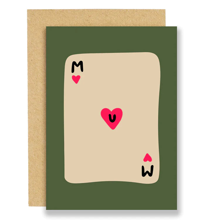 Ace Playing Card Mum Mother&#39;s Day Card