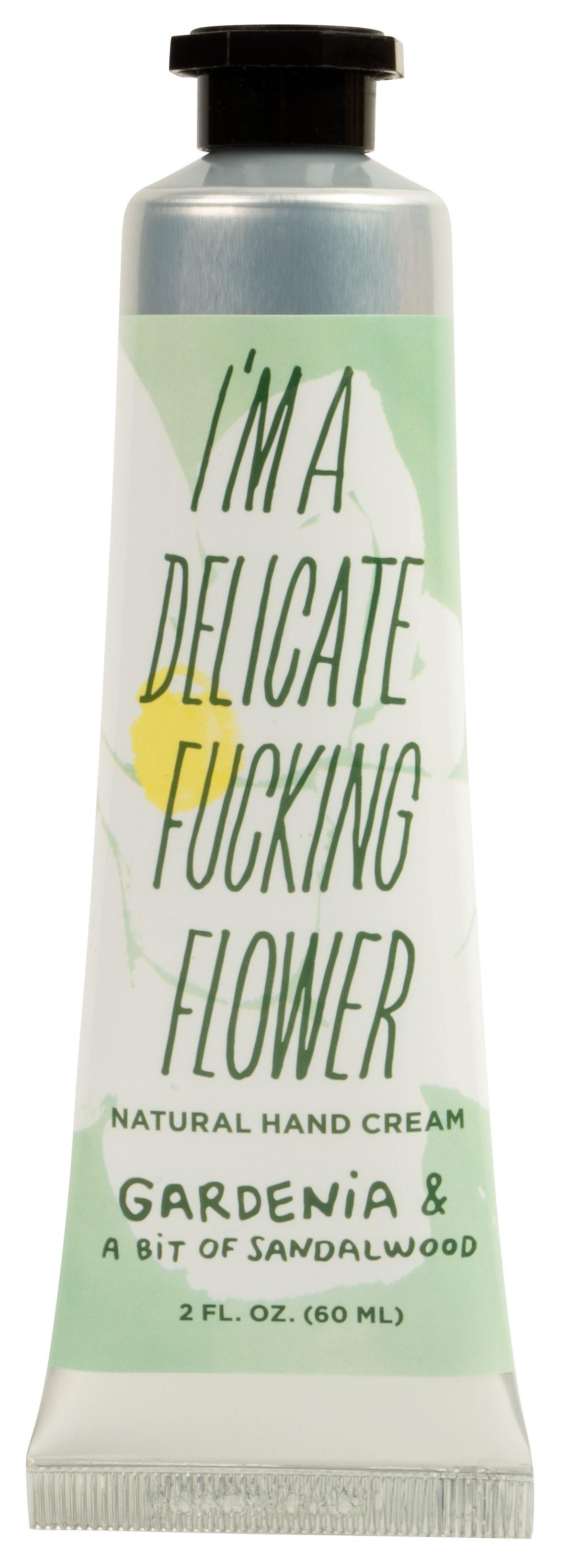 I'm A Delicate Fucking Flower Hand Cream - Penny Black