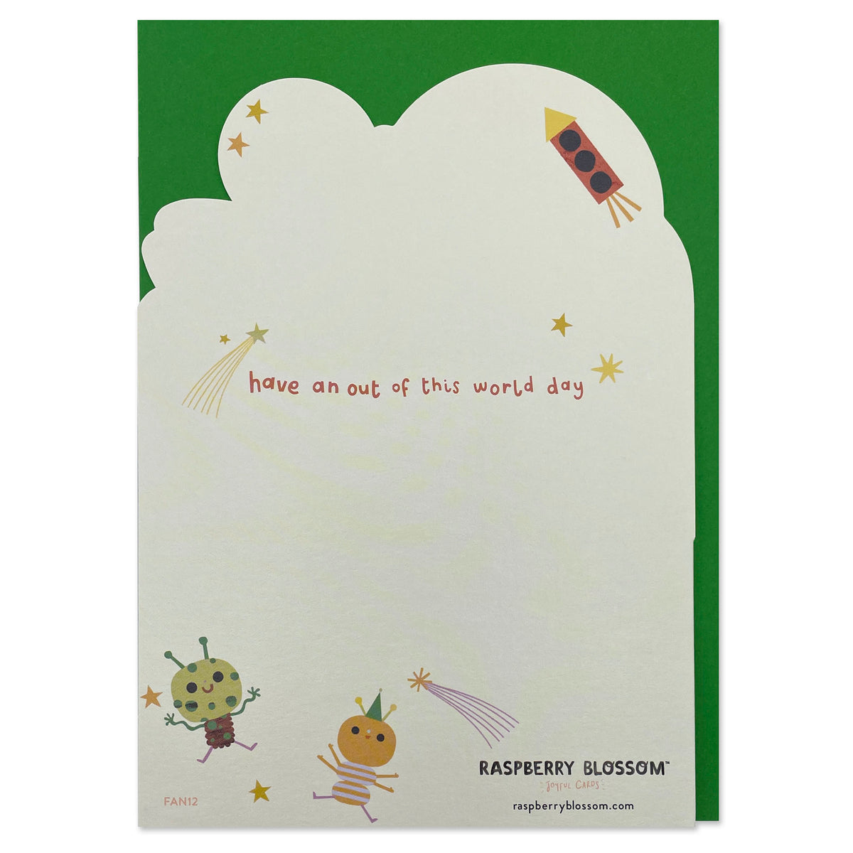 Cosmic Space Cut Out Children&#39;s Birthday Card