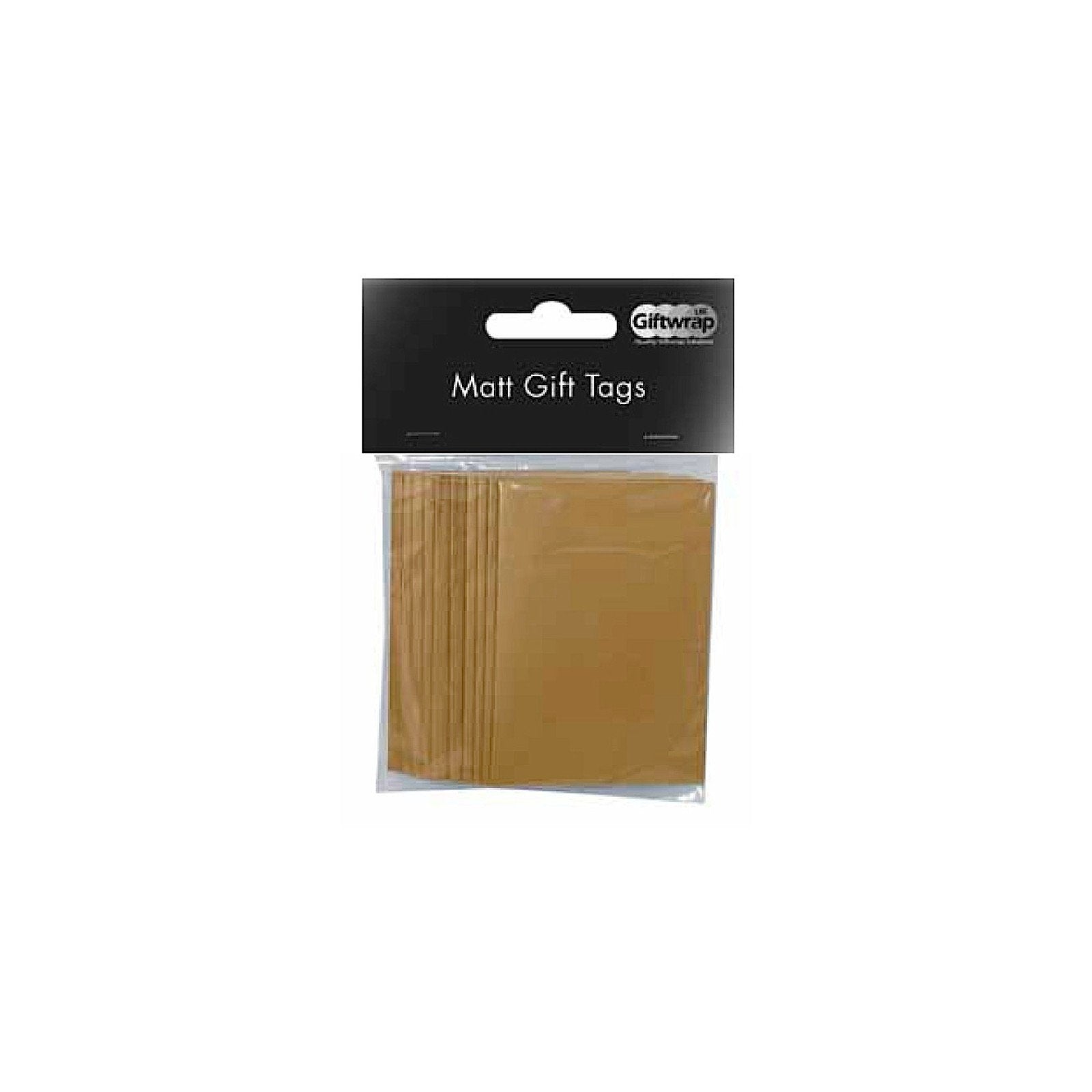 Matt Gold Gift Tags 8 Pk - Penny Black