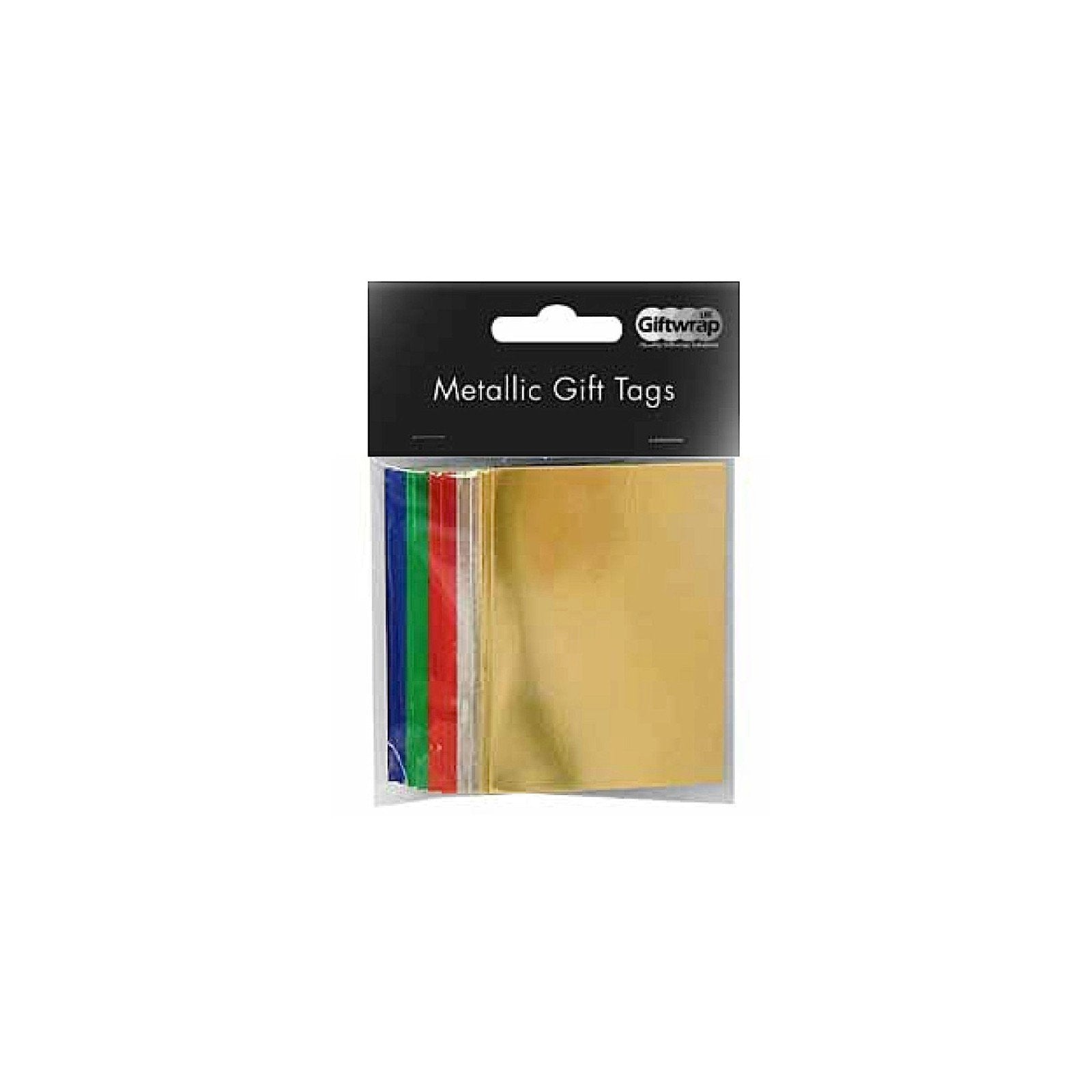 Metallic Assorted Colours Gift Tags 8 Pk - Penny Black