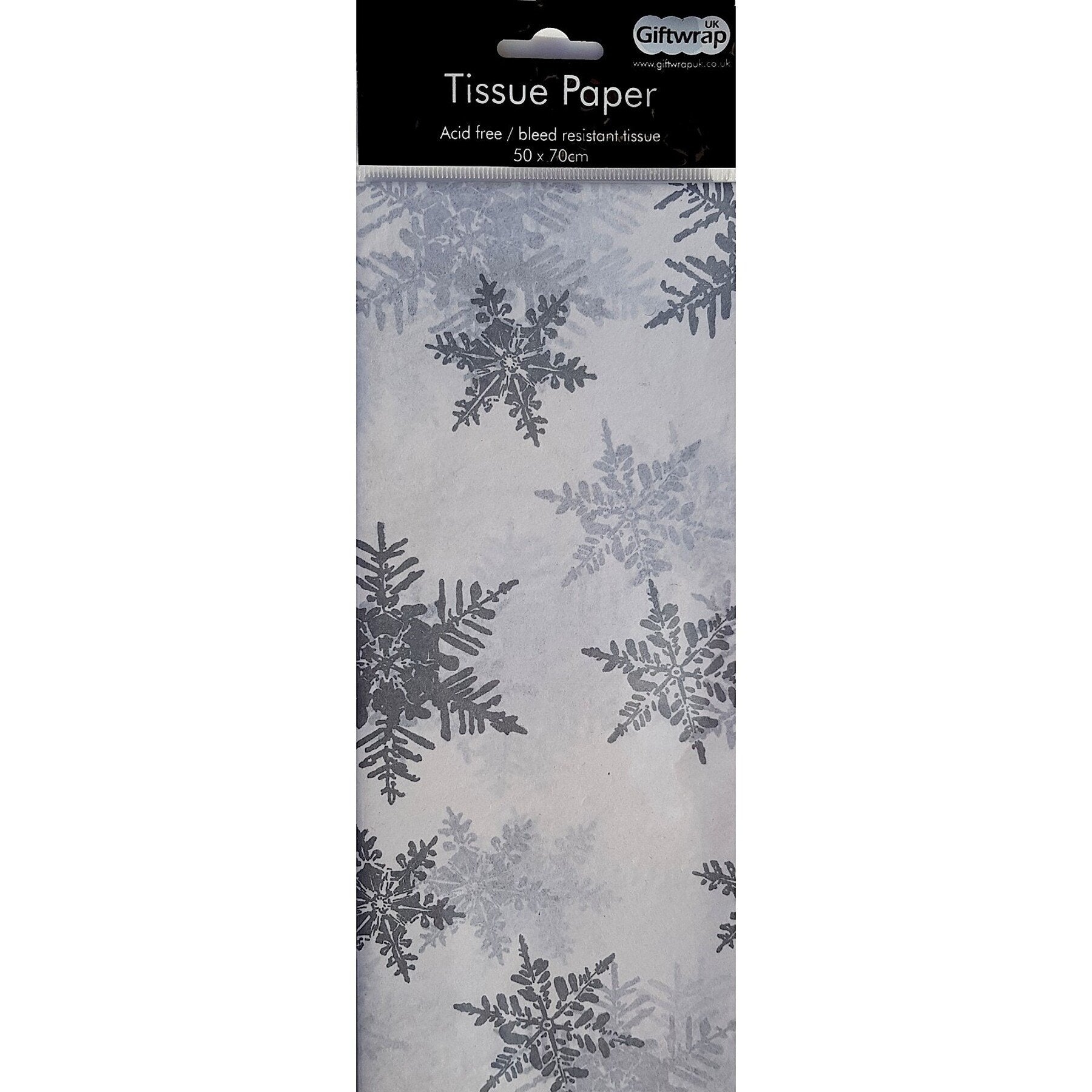 Silver Snowflake Christamas Tissue Paper Pack - Penny Black