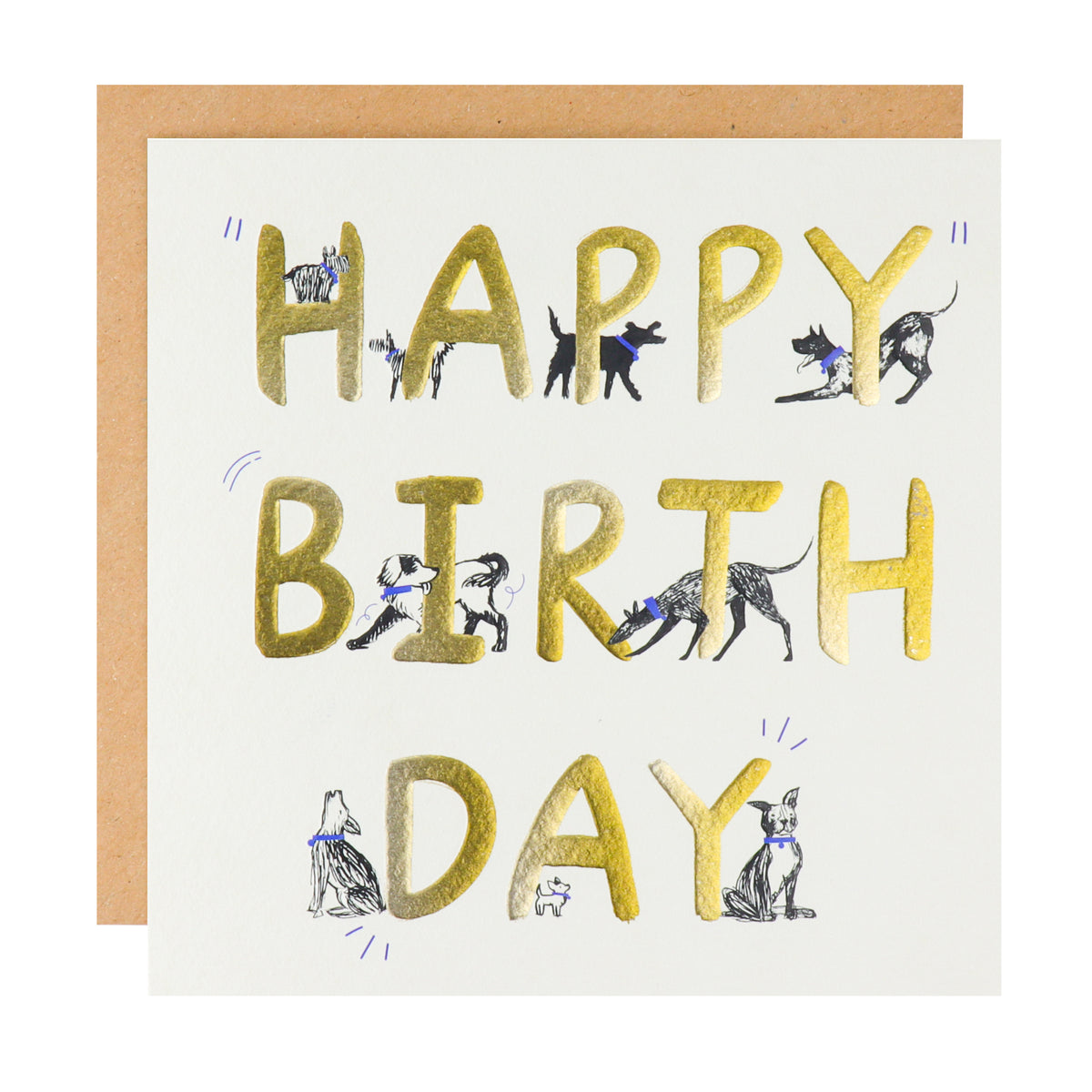 Happy Birthday Battersea Dogs Charity Card from Penny Black