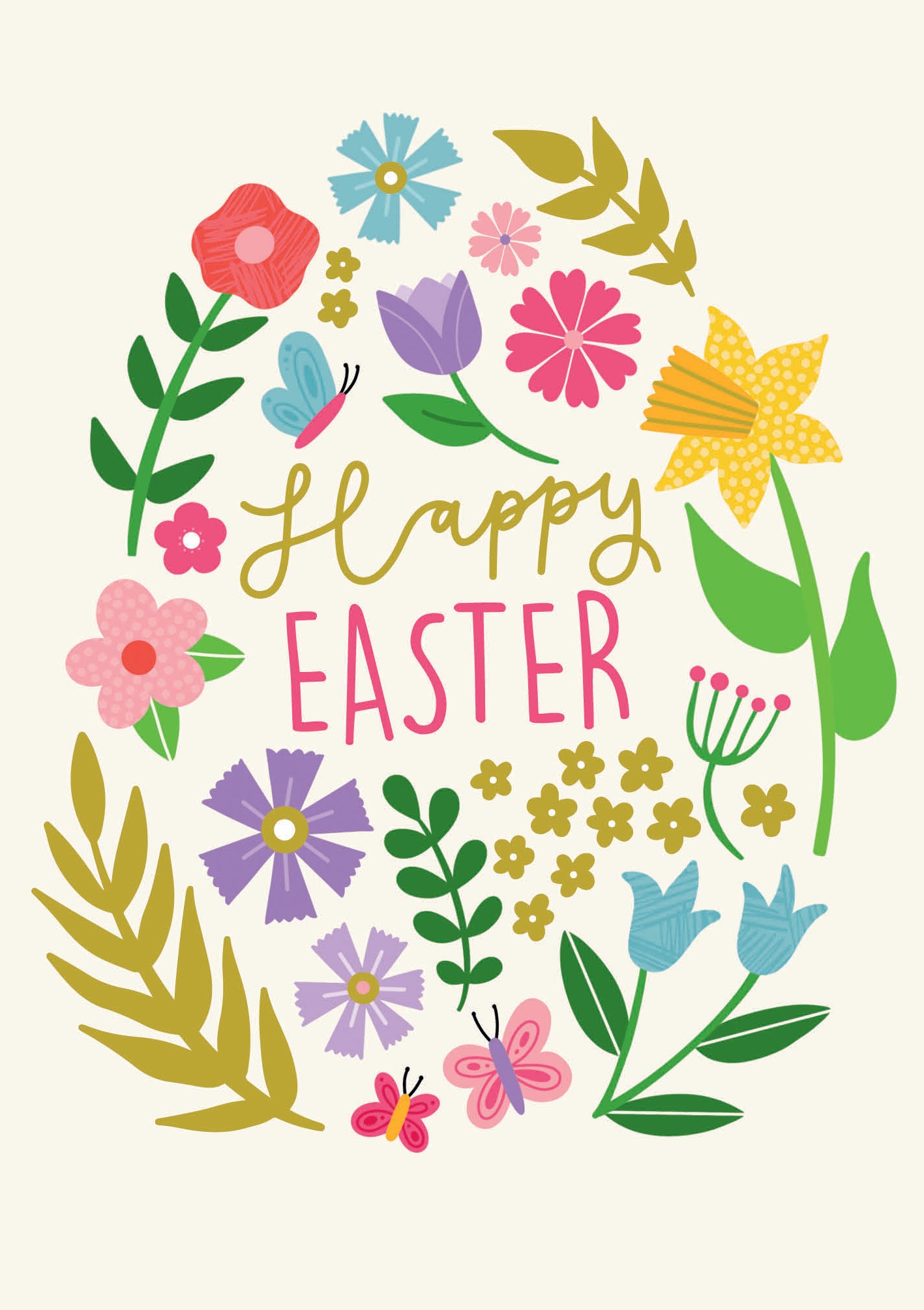 Springful Easter Egg Card by penny black