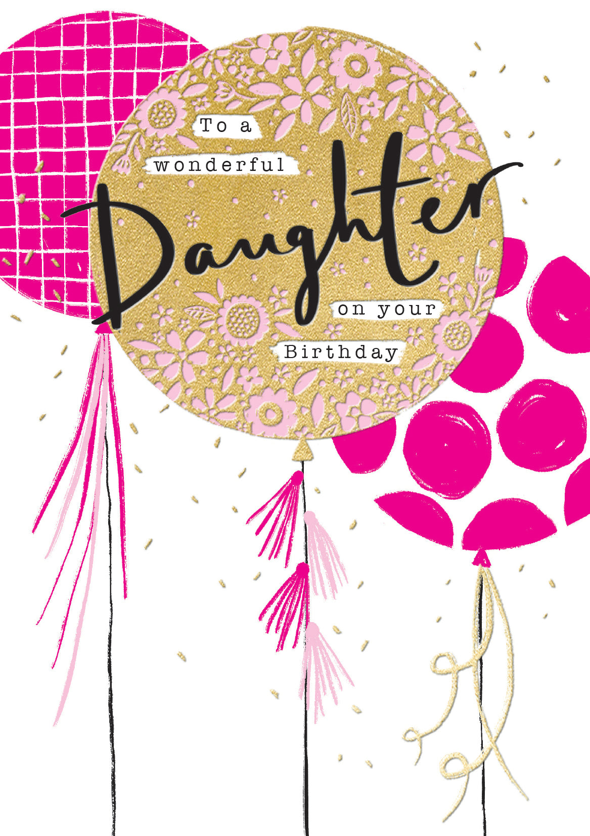 Daughter Globe Balloons Birthday Card from Penny Black