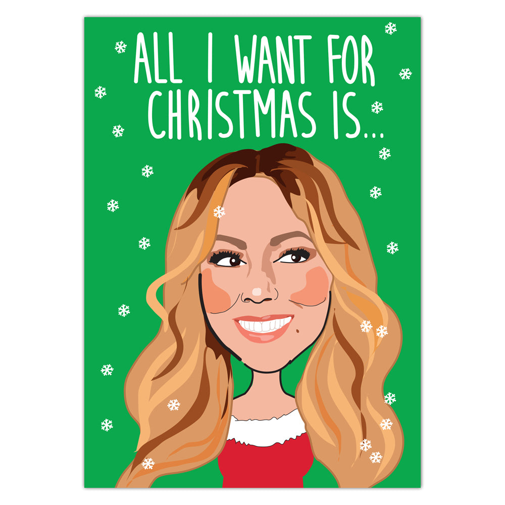 All I Want For Christmas Mariah Card